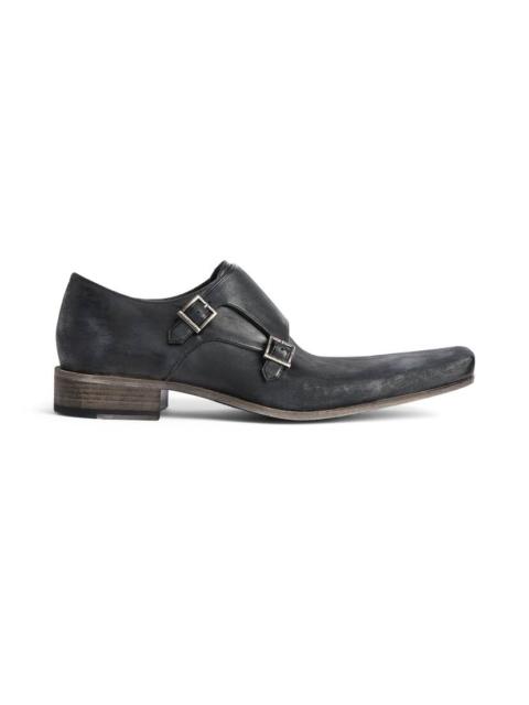BALENCIAGA Men's Monsieur Monk Derby in Black