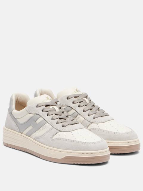 HOGAN H630 leather and suede sneakers