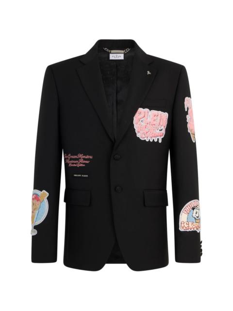 PHILIPP PLEIN patches gigolo fit blazer