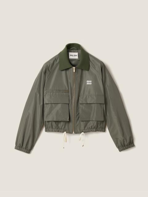 Miu Miu Technical fabric blouson jacket