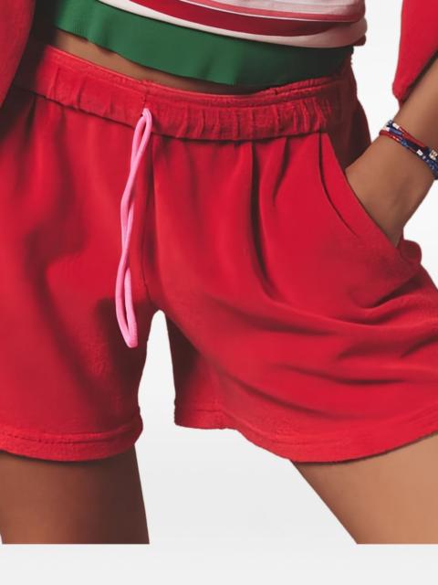 XÍRENA drawstring towelling shorts