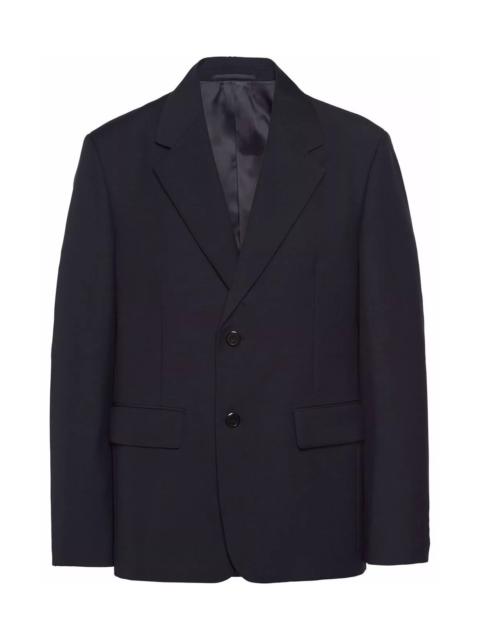 Prada Single-Breasted Mohair Wool Jacket