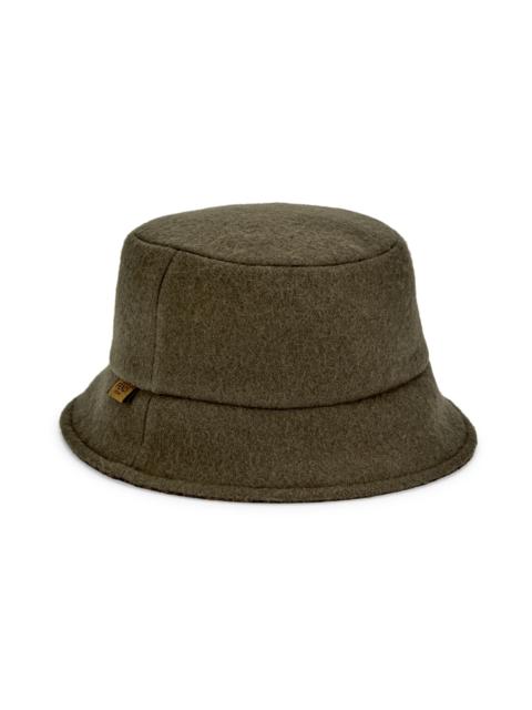 FENDI Women's FF Logo Wool Bucket Hat - Tabacco