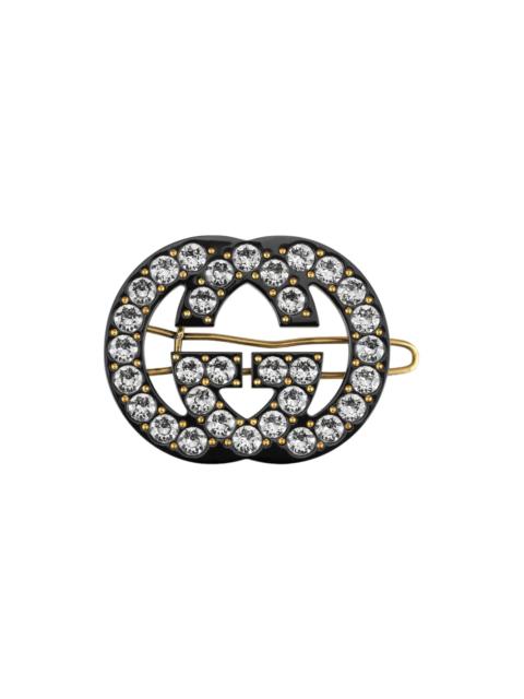 GUCCI Double G embellished hair clip