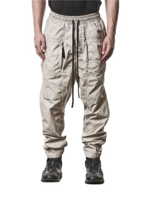 thom/krom zip-pocket drawstring-waist trousers