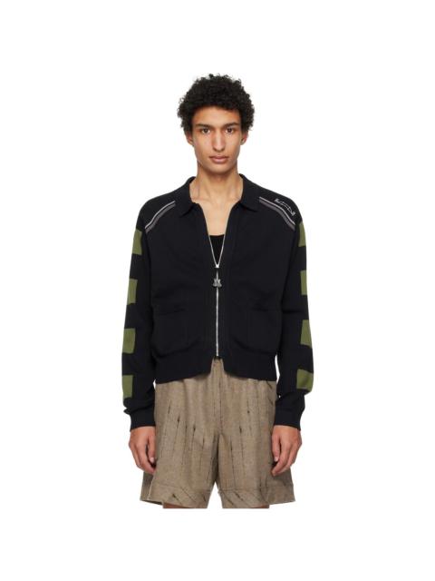 Kiko Kostadinov Black Kest Cardigan