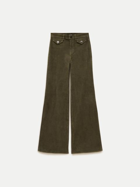 J.CREW Wide-leg trouser in stretch corduroy