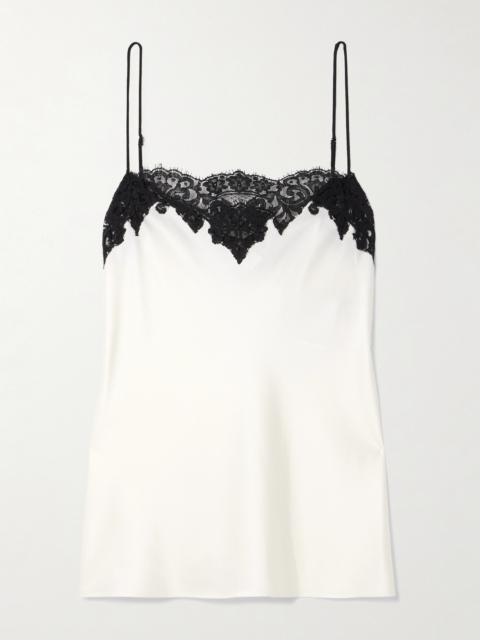 Stella McCartney Lace-trimmed Satin Camisole