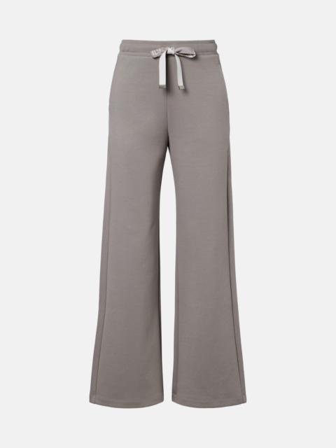 'S Max Mara Cotton-blend wide-leg sweatpants
