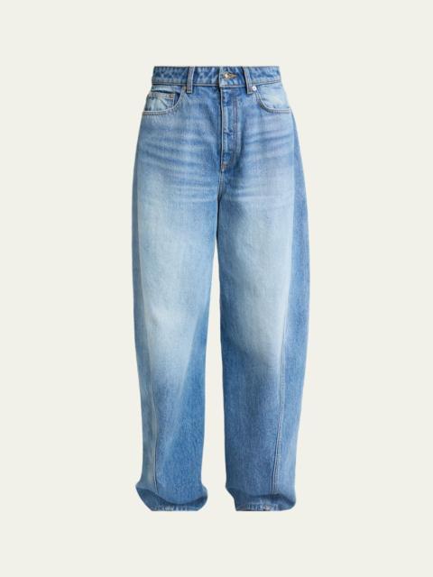 Givenchy Relaxed Cocoon Light-Wash Jeans