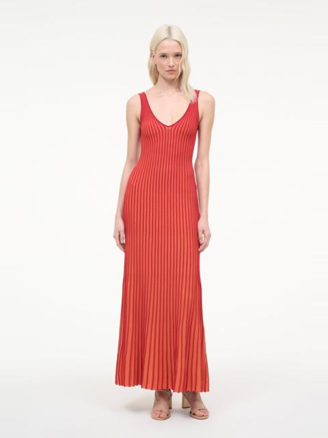 STAUD STAUD CLARETTA DRESS SUNBURST