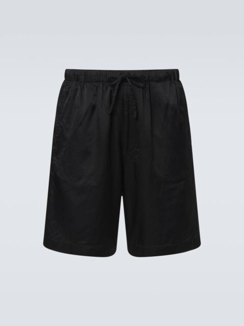 Dries Van Noten Gathered Bermuda shorts