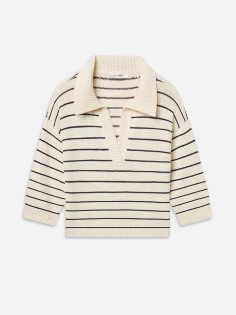 FRAME The Striped Easy Pullover