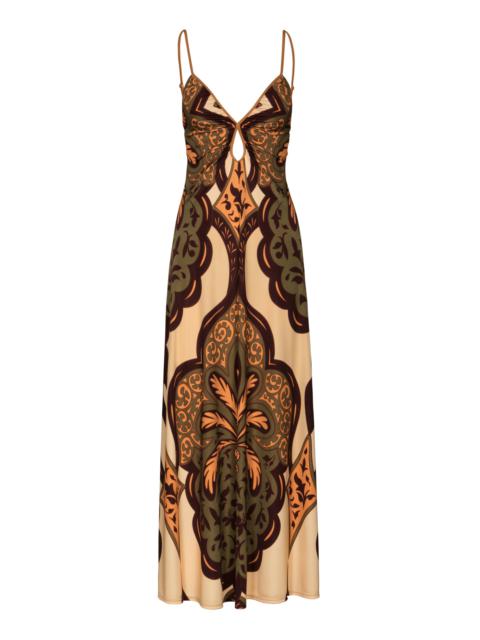 Johanna Ortiz Nuestra Tierra Jersey Maxi Dress multi