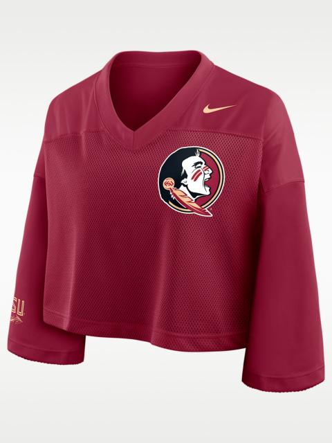 Nike Florida State Jersey Women's Nike Dri-FIT College Cropped Top