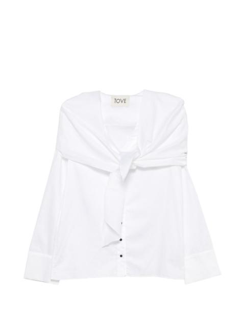 TOVE Nia draped top