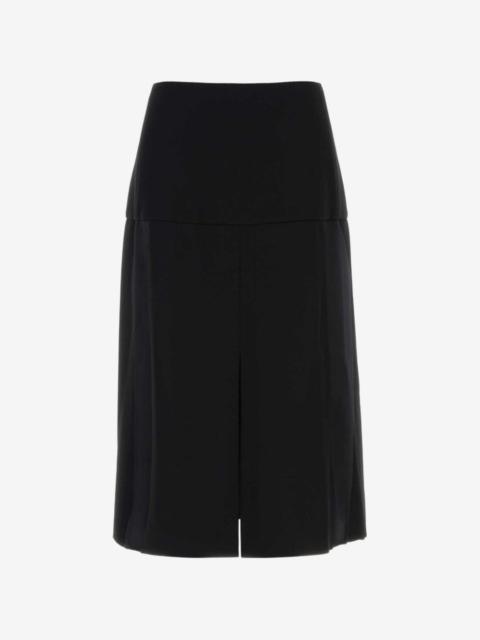 Jil Sander slit-detail midi skirt