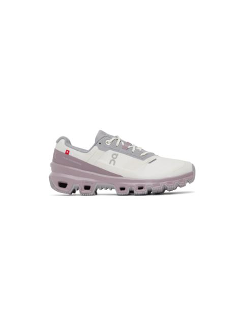 Purple & White Cloudventure Sneakers