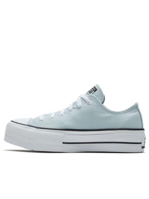 Converse (WMNS) Converse Taylor All Star Lift Renew Canvas Thick Sole Light Blue Sneakers 'Blue White' 566230