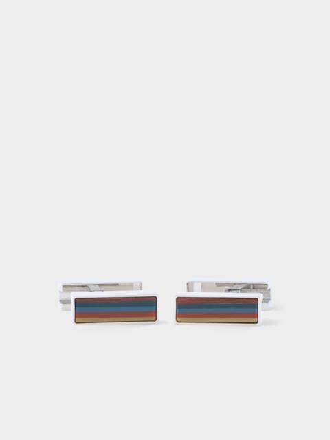 'Artist Stripe' Flip Cufflinks