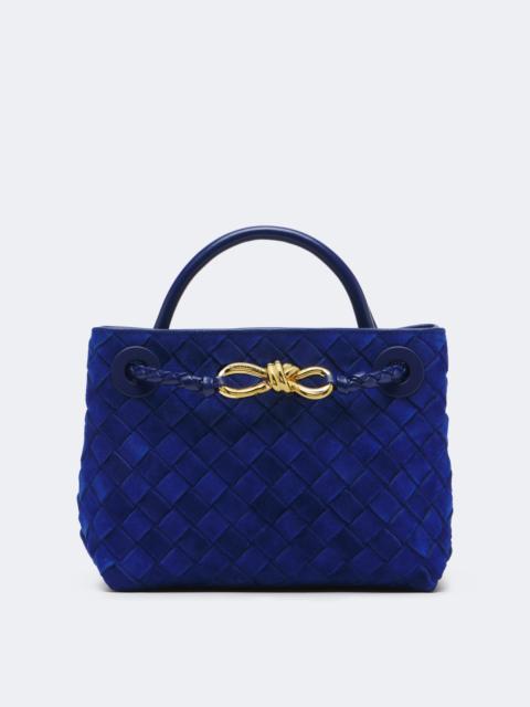 Bottega Veneta Andiamo Mini suede top-handle bag