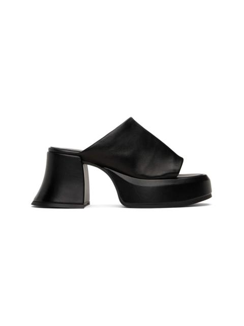 MIISTA Black Jimena Heeled Sandals