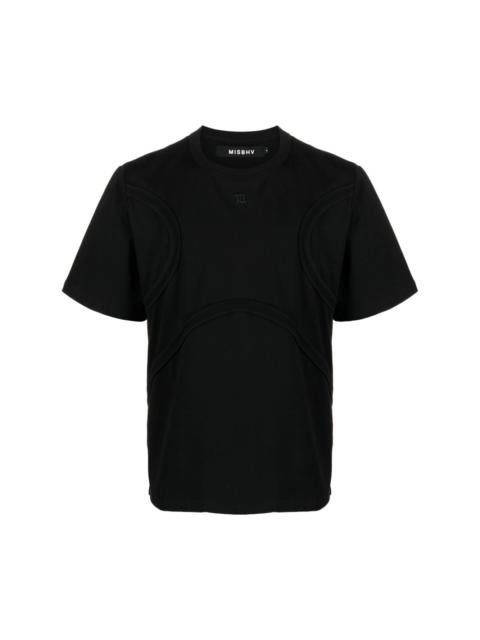 MISBHV logo-embroidered cotton T-shirt