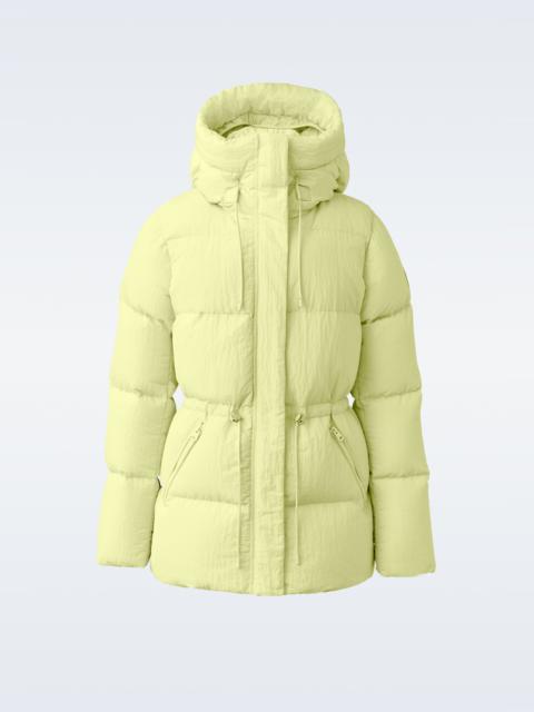 MACKAGE FREYA-TR tactile ripstop light down jacket