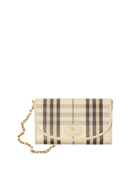 Burberry check chain strap mini bag
