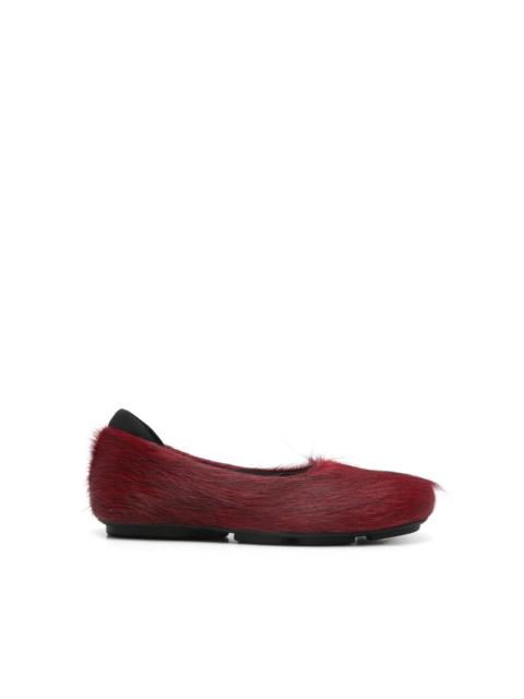 ECKHAUS LATTA leather ballerina shoes