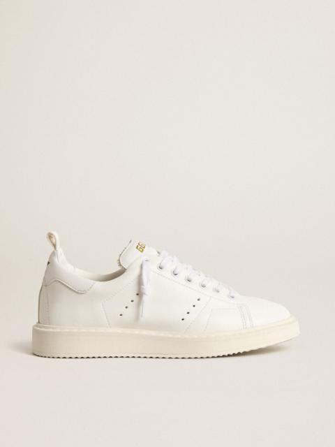 Golden Goose Women’s bio-based Starter with white star and heel tab