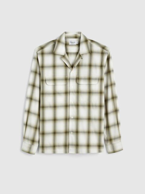 Madewell Camp-Collar Long-Sleeve Shirt in Cotton Blend