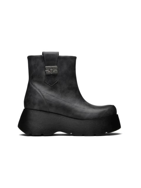GANNI Gray Kat Low Boots