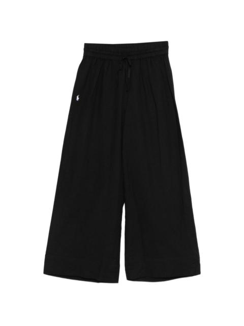 Polo Ralph Lauren drawstring embroidered-logo trousers