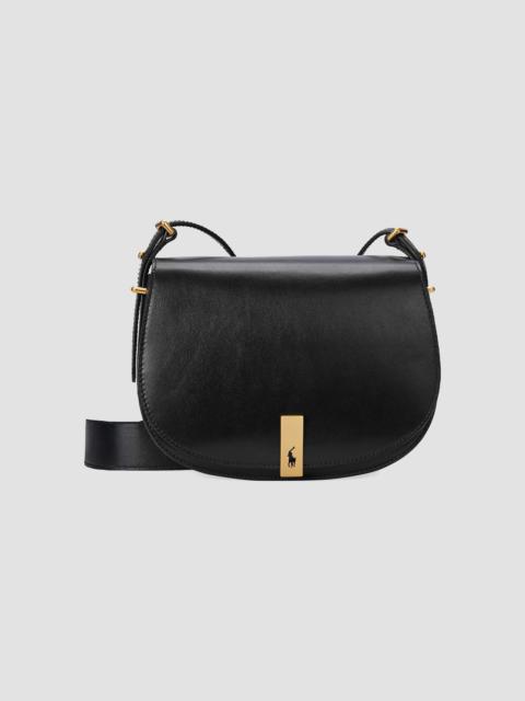 Polo Ralph Lauren Women's Sport Leather Crossbody Bag - Black