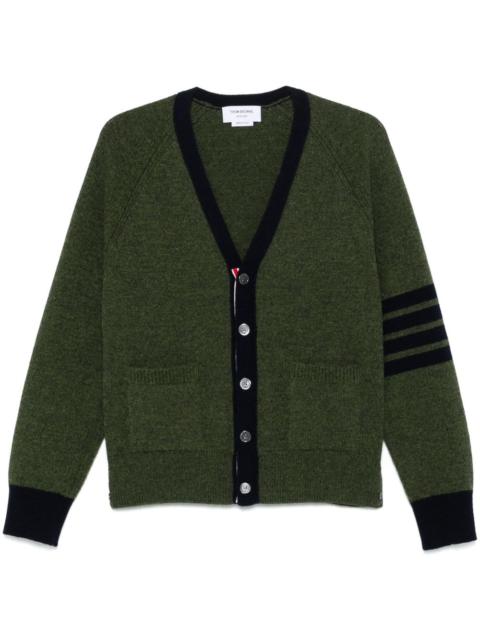 Thom Browne 4 Bar Stripe shetland wool cardigan