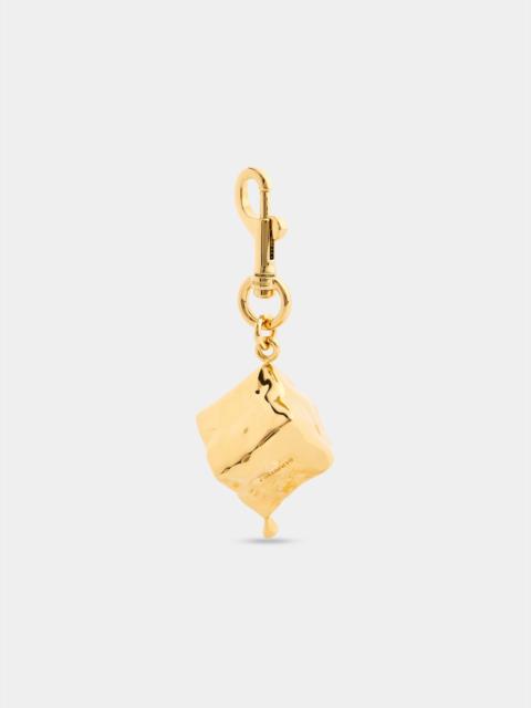 rabanne MELTING ICE CUBE GOLD CHARM