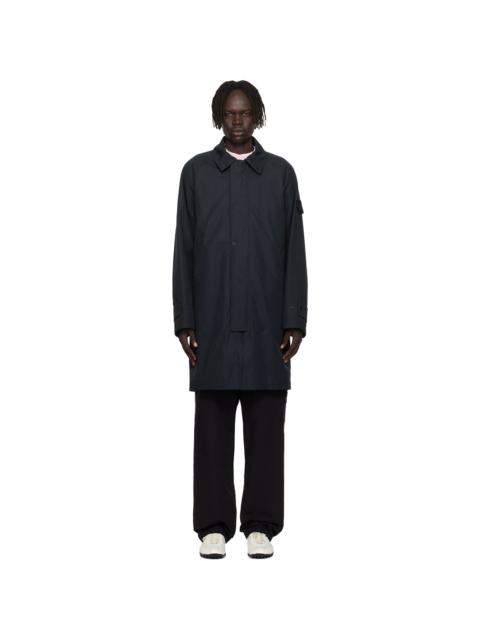 Navy 7100018 Weatherproof Cotton Canvas Long Coat