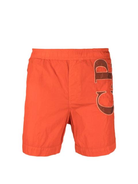 C.P. Company elasticated-waist logo-print shorts