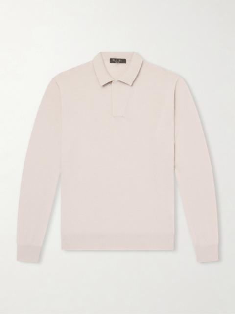 Loro Piana Sergio Cashmere Polo Sweater