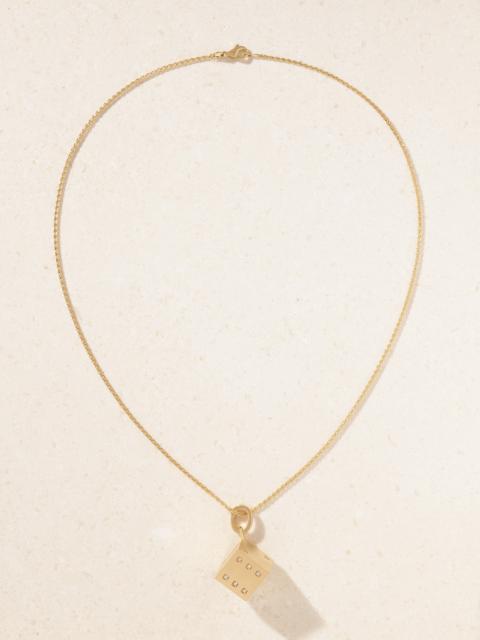 MARIE LICHTENBERG Dado 18-karat Gold Diamond Necklace