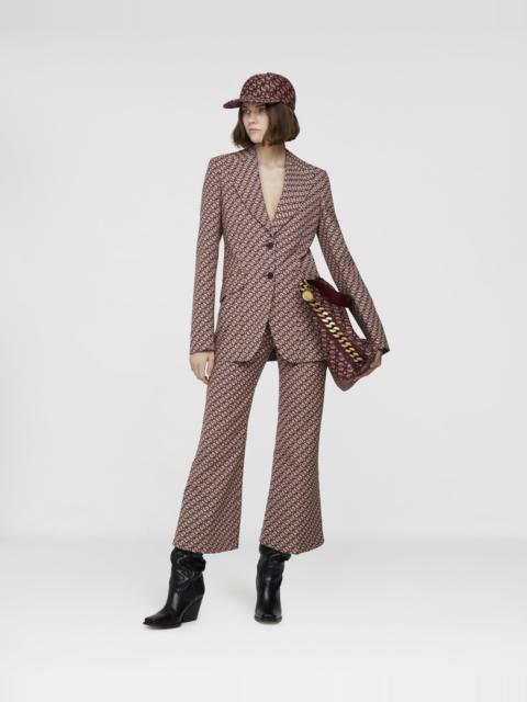 Stella McCartney S-Wave Print Single-Breasted Blazer
