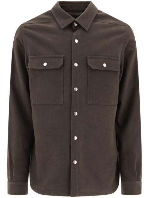 Rick Owens DRKSHDW buttoned shirt jacket