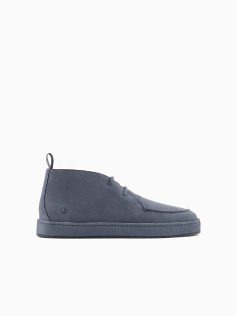 GIORGIO ARMANI Nubuck ankle boots