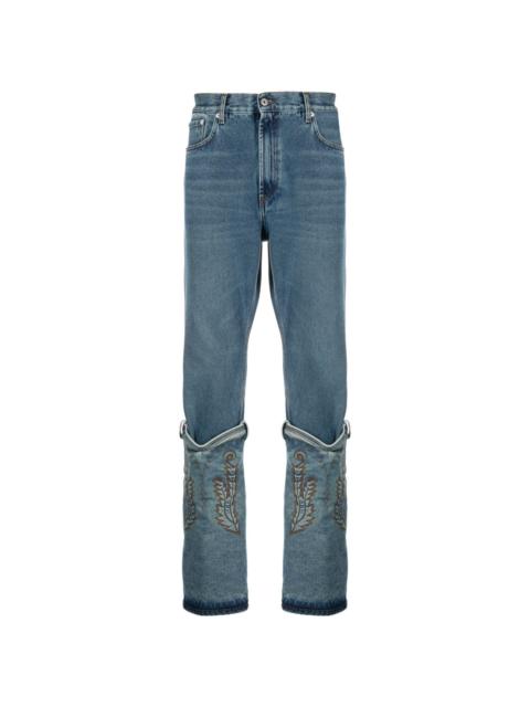 Y/Project Cowboy Cuff straight jeans