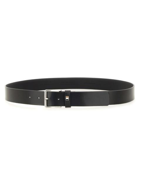 BOSS Boss Leather Logo Belt for Men