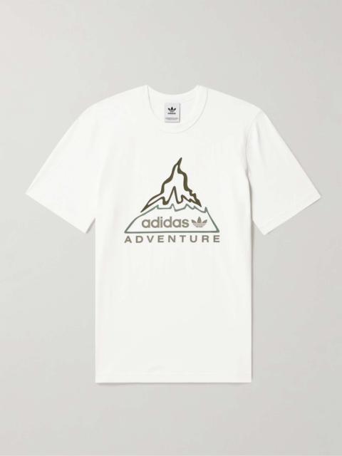 adidas Originals Adventure Volcano Logo-Print Cotton-Jersey T-Shirt