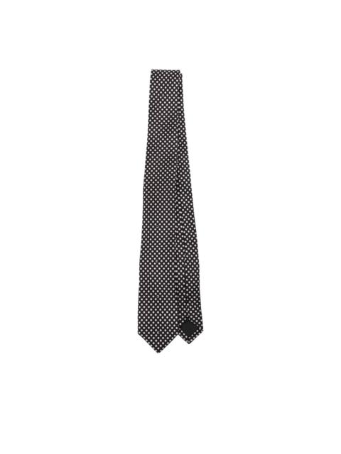 ELISABETTA FRANCHI polka-dot printed tie