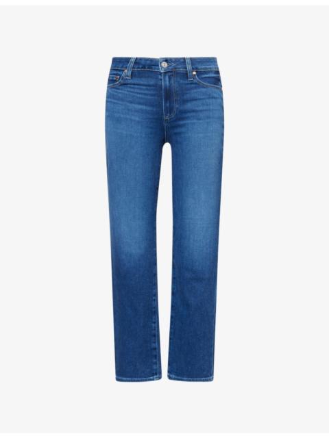 PAIGE Cindy Ankle Slim-Leg Denim Jeans