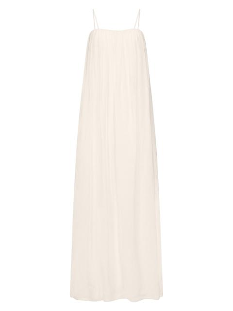 TWP Women's Shirred Linen-Blend Maxi Dress - Ivory